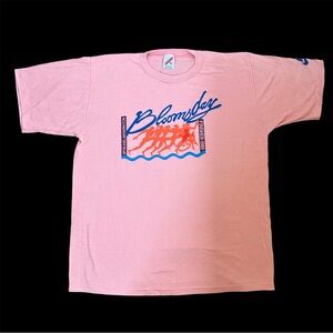Jerzees Peach 1989 Bloomsday Finisher Crewneck T-Shirt size XL